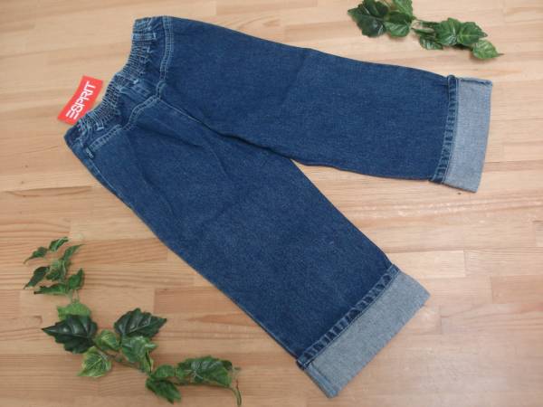  не использовался *ESPRIT esprit * звезда рисунок вышивка резина ввод Denim брюки *6