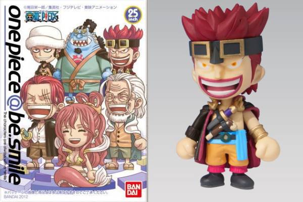 【バンダイ】ワンピース＠ビースマイル3 one piece@be.smile3 ユースタス・“キャプテン”キッド★フィギュア付き食玩（玩具菓子）★新品_画像1