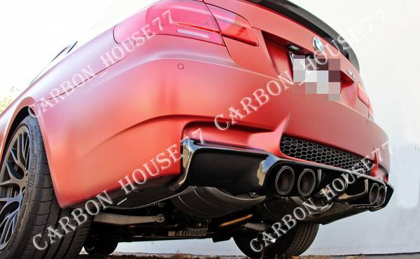 ★BMW E92 E93 M3 カーボン リア ディフューザー GTS-V型 左右4本出☆