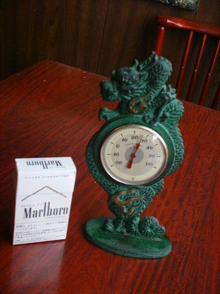  free shipping price cut antique dragon. thermometer sculpture image details unknown 