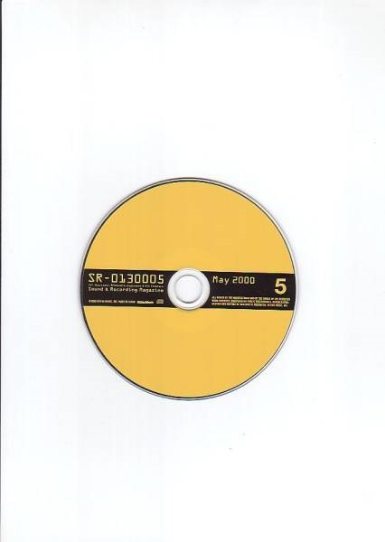 sound & recording magazine 2000年5月号 CDのみ_画像1
