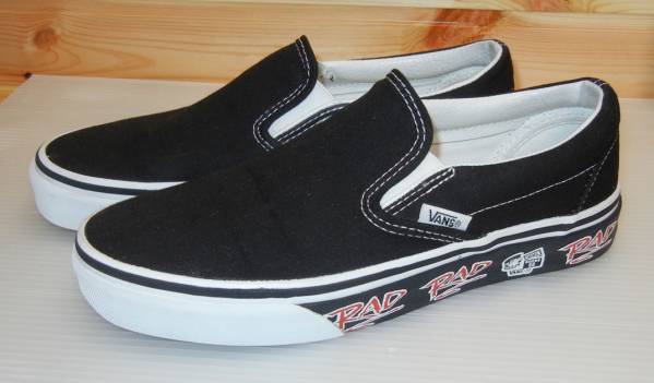 美品 レア バンズ VANS ERA RAD PACK Black スリッポン_画像2