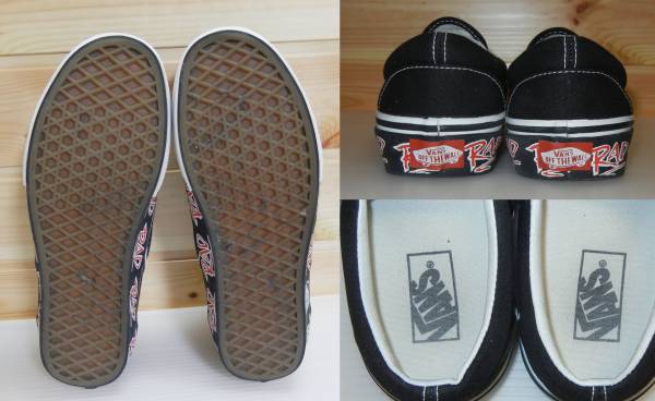  прекрасный товар редкость Vans VANS ERA RAD PACK Black туфли без застежки 