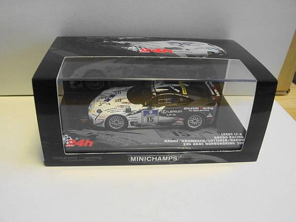 想像を超えての ミニチャンプス製 - Yahoo!オークション LEXUS ニュル2009 LF-A 乗用車