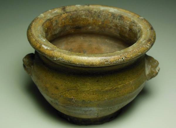 越州初期古窯　飴釉　香炉　仏教美術