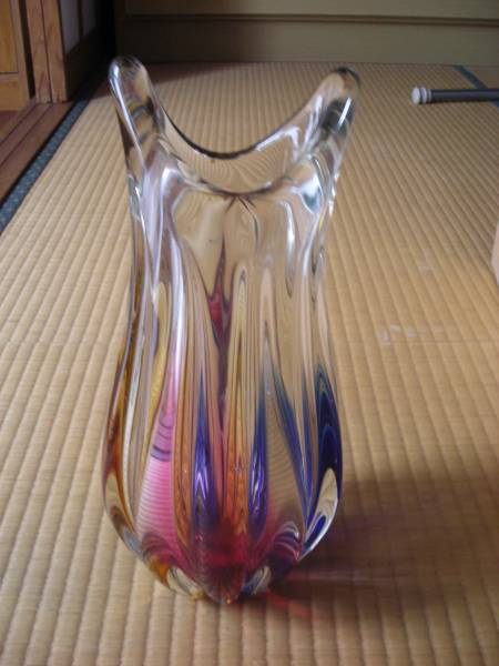 マルティグラス　ガラス製　花瓶 グラジオラス_画像1