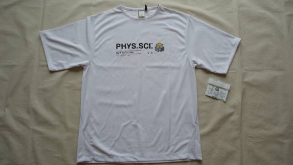 PHYSICAL SCIENCE 旧モデル ポリエステル Tee 白 M 60%off 半額以下 フィジカル・サイエンス Tシャツ レターパックライト_画像1