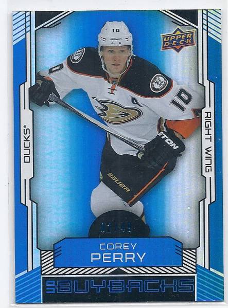 15-16 UD Buybacks Corey Perry /49_画像1