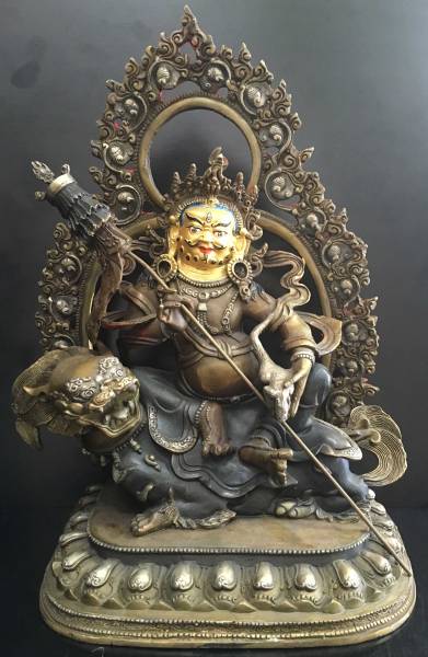 ◆ジャンバラ(宝蔵神)像◆仏教　チベット