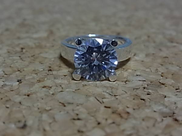  серебряный 925/ диаметр 10mm циркон кольцо!9 номер новый товар MA40