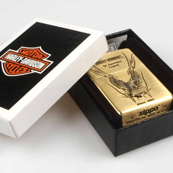 ☆　【新品未使用】Zippo HARLEY　　BS古美メタル　HDP-12_専用Ｂｏｘ尽き