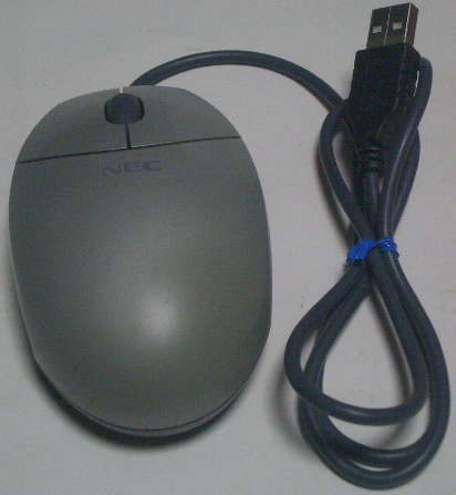 NEC M-UAE55(USBマウス,グレー)。