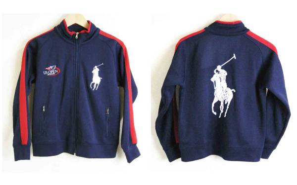 #RLX/RalphLauren[ Ralph Lauren ] USOPEN2008 темно-синий спортивная куртка M
