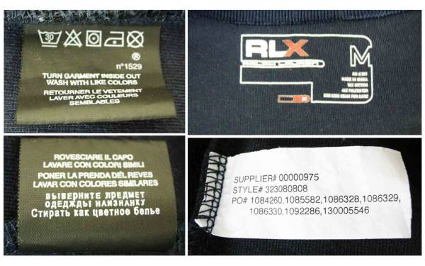 #RLX/RalphLauren[ Ralph Lauren ] USOPEN2008 темно-синий спортивная куртка M