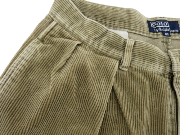 J2324★美品★POLO ラルフローレン★人気コーデュロイパンツ 80