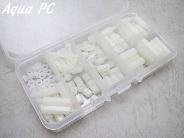 AquaPC★送料無料 M3 Nylon Hex ナイロンナットセット★