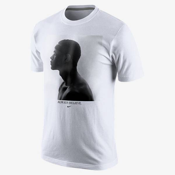 新品 未使用 國(guó)內(nèi)正規(guī)品 ◆ 激レア NIKE ナイキレブロンALWAYS BELIEVE 白 Mサイズ NBA制覇 Tシャツ ◆