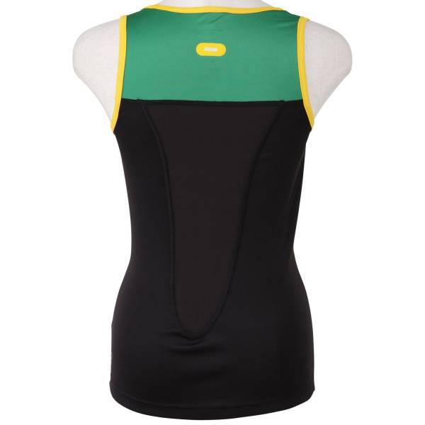 正規品 新品 Lサイズ puma(プーマ) レディース ランニングシャツ 黒X赤系 陸上競技 マラソン ジョギングウェア 女性_画像２は、色違いの商品です