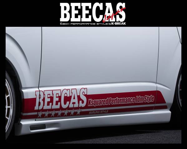 BEECAS☆200系ハイエース 1型／2型／3型／4型 (ワイドボディ)☆サイドデカール ステッカー_画像1