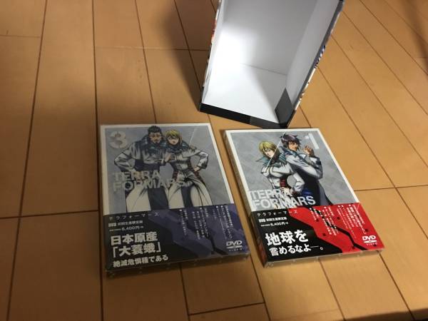 テラフォーマーズ DVD　Vol.1 Vol.3　セット　初回限定版 BOX付