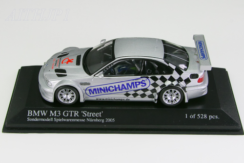 ミニチャンプス 京商 1/43 BMW M3GTR トイフェア 2005 528台限定_画像2