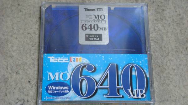 Tecc.Land 640MB MO disk winndows correspondence format settled 5 pieces set free shipping 