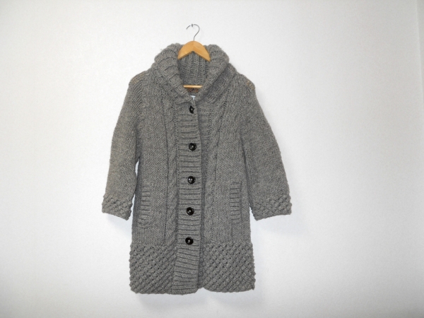  Urban Research DOORS wool cardigan, couch n size ONE (3E tough left 