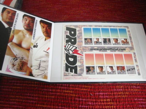 PRIDE STAMP SHEET 切手\80 10枚シ―トブック 総合格闘技　MMA_画像2