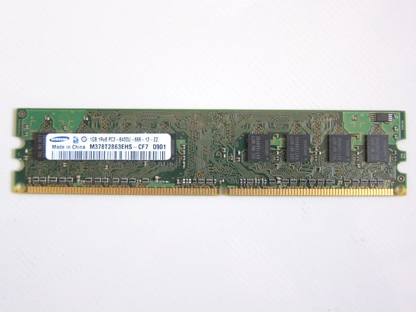 動作良好♪SAMSUNG DDR2 SDRAM/PC2-6400(DDR2-800) 1GB　その2_画像1