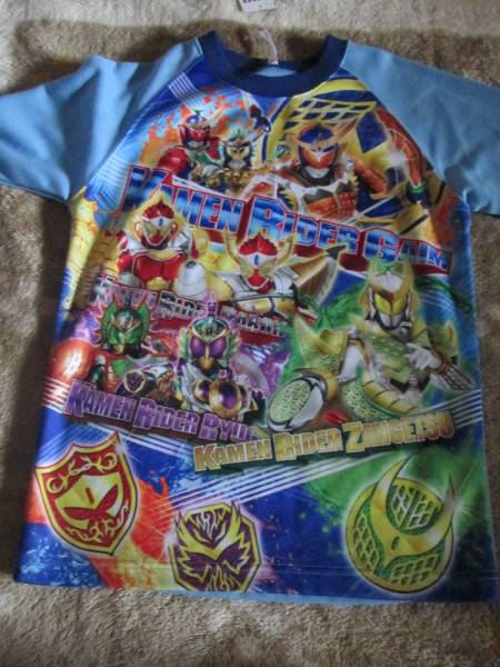 * новый товар! Kamen Rider gaim длинный рукав пижама бледно-голубой 100cm*