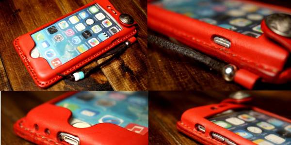  ручная работа седло кожа iPhone7*8 кейс крышка нет красный 