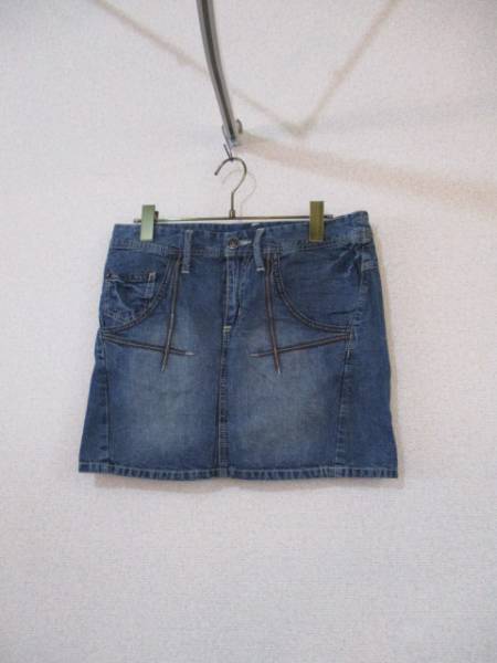 cantwo Denim tight miniskirt (USED)81015②