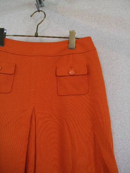 CrearImpression orange box юбка в складку (USED)31715)