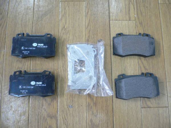 ★★ ＨＥＬＬＡ純正品 Ｗ２２０ フロントブレーキパッド ベンツ用 Ｗ２１５?Ｗ１６３?Ｒ１２９?Ｒ２３０⑩ ★