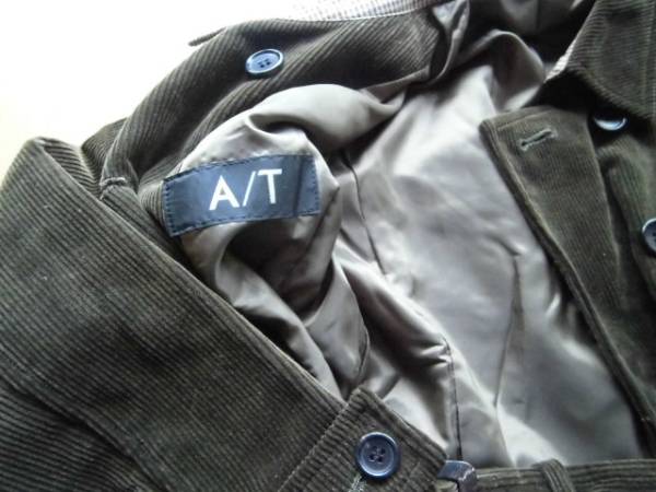 ★★★美品A/T★コーデュロイトレンチコート★ブラウン★★★