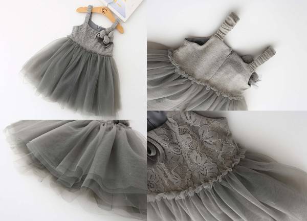  Kids детская одежда elegant One-piece * день рождения фотосъемка свадьба вечернее платье свадьба 100cm /
