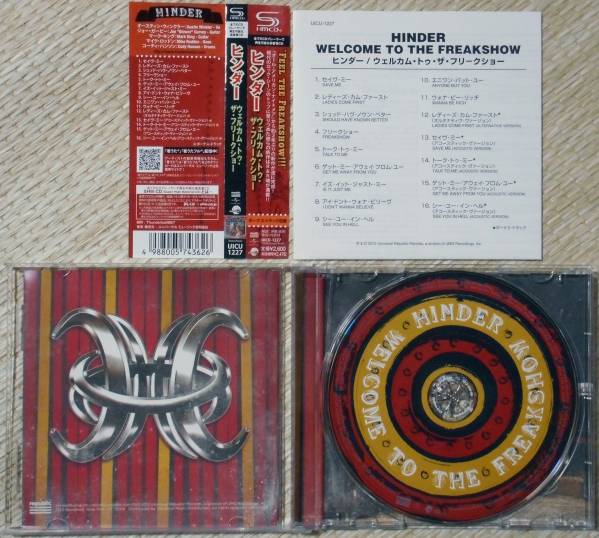 ◆HINDER/ WELCOME TO THE FREAKSHOW (SHM-CD)_画像3