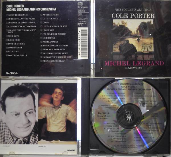 MICHEL LEGRAND THE COLUMBIA ALBUM OF COLE PORTER_画像1