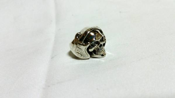  regular limitation Justin Davis Justin Davis artist Skull ring silver 925 4 number ring pin key ring man and woman use skull JD×HU