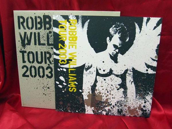 Robbie Williams【ロビーウィリアムス/TOUR 2003】ツアーパンフ_外箱にダメージあり