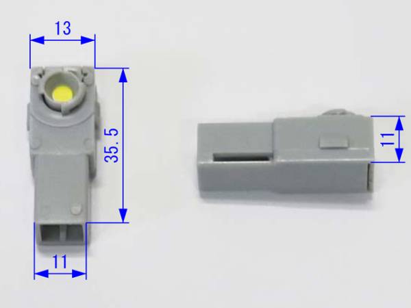 トヨタ系 純正交換用 LED フットランプ 白 2個 ホワイト 管理番号[DC0762A15]_画像2