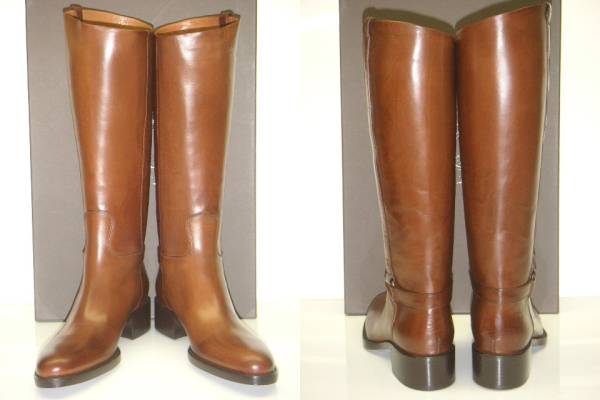 37.5 (24cm)# new goods # Sartre SARTORE leather horse riding boots SR2405 Brown 2-16-2/ lady's / long boots / jodhpur z boots 