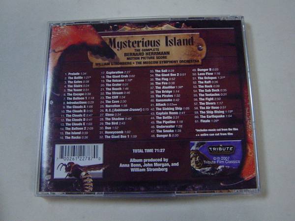 CD MYSTERIOUS ISLAND(SF huge living thing. island ) soundtrack 