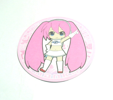 初音ミク☆スペチャン ミク コースター 非売品