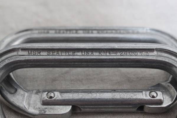 稀少 MSR カラビナ USA制 生産終了品 ヴィンテージ 90's レア アウトドア クライミング アメリカ シアトル ボルダリング ロック 山