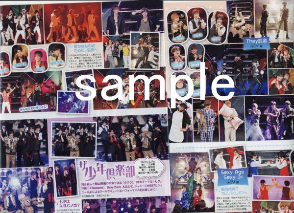 ◇2p4_TVfan 2014.8號 ザ少年倶楽部 ジャニーズJr. 切り抜き