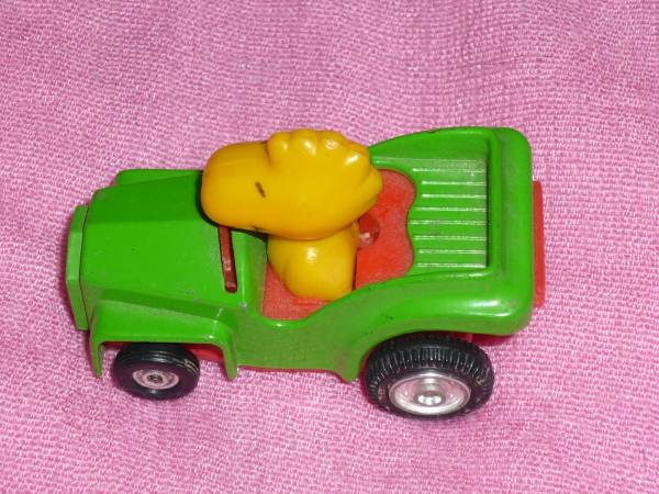 激レア！ビンテージ スヌーピー キャラクター ウッドストック 車 おもちゃ☆