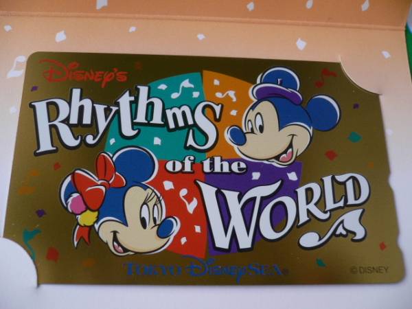  быстрое решение! новый товар Tokyo Disney si- ритм ob The world телефонная карточка!TDS телефонная карточка 