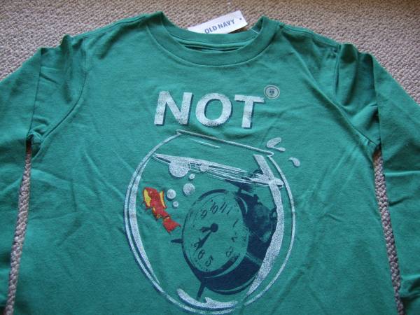 OLD NAVY 長(zhǎng)袖 Tシャツ 緑 オールドネイビー 海外 US:XS/5(105-115)
