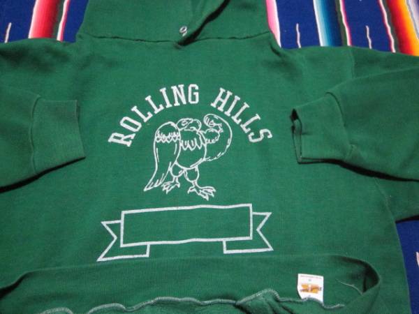 1970 годы производства Russell Athletic RUSSELL ATHLETIC золотой бирка Vintage оригинал Parker MADE IN USA